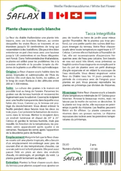 Kit De Culture - Plante Chauve-souris Blanche - 10 Graines - Tacca Integrifolia 6 Kit De Culture - Plante Chauve-souris Blanche - 10 Graines - Tacca Integrifolia -Atmospheraes Store 6406417d60c3a0.37345696