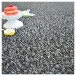 Gazon Synthétique Arty - Couleur Gris Foncé - 20mm - 1m X 9m