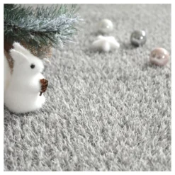 Gazon Synthétique Happy Party - Couleur Gris Clair - Classé Feu - 20mm - 1m X 9m